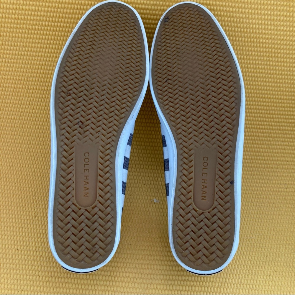 Cole Haan Black Women's Loafers Black-White size 9.5B - Picture 7 of 8